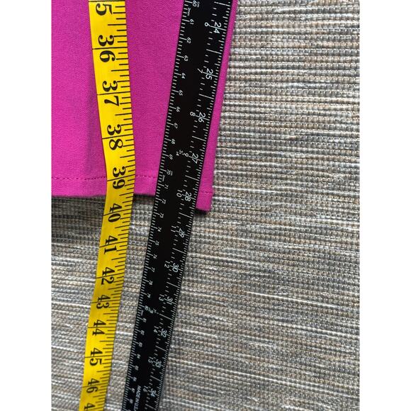 Escada Straight Jeans Womens Size 40 Pink Mid Rise Denim Stretch 34x28 - Picture 10 of 10